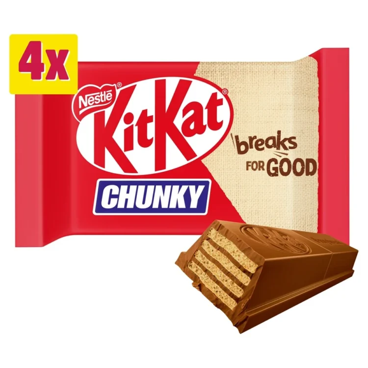 Kit Kat Chunky 4 Bar 128g