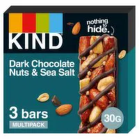 Kind Dark Chocolate , Nuts And Sea Salt Protien Bar 90g