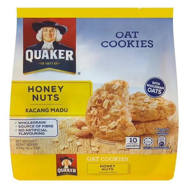 Quacker Oat Honey Cookies 108g