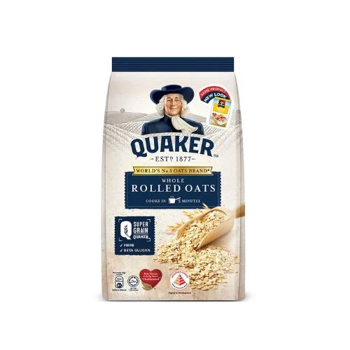 Quacker Whole Rolled Oats 800g