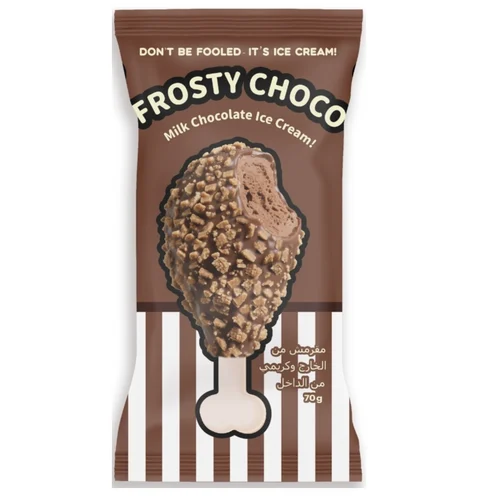 Frosty Chocolate Chicken Ice Cream 70g