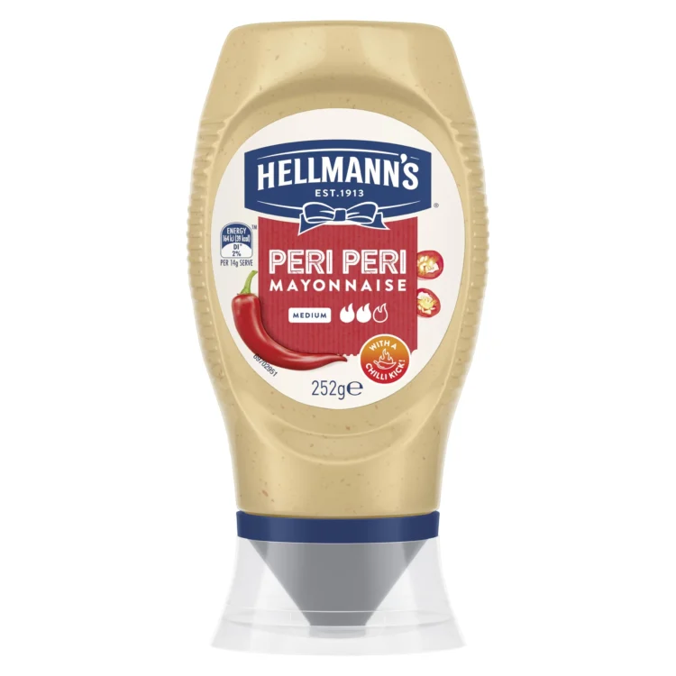 Hellman’s Peri Peri Medium Mayonaise 252g