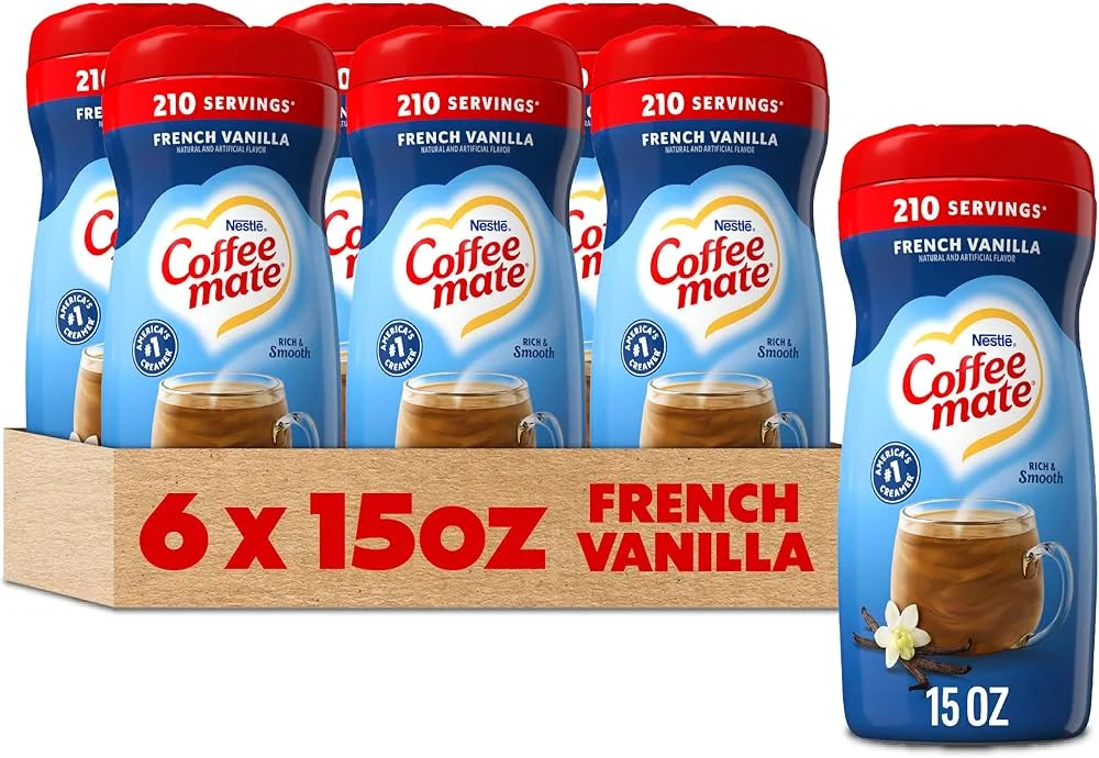 Nestle Coffee Mate French Vanilla (6 x 425.2g) carton