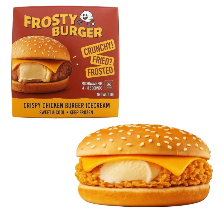 Frosty Burger Ice Cream 100g