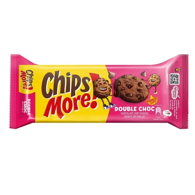 Chips More Double Choc Cookies 153g