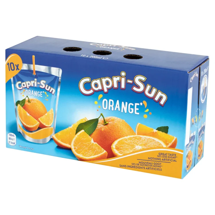 Capri-Sun Fruit Juice Orange (10 x 200ml) Carton