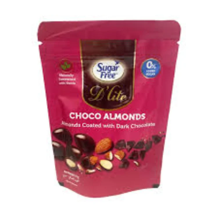 D Lite Sugar Free Choco Almonds 50g