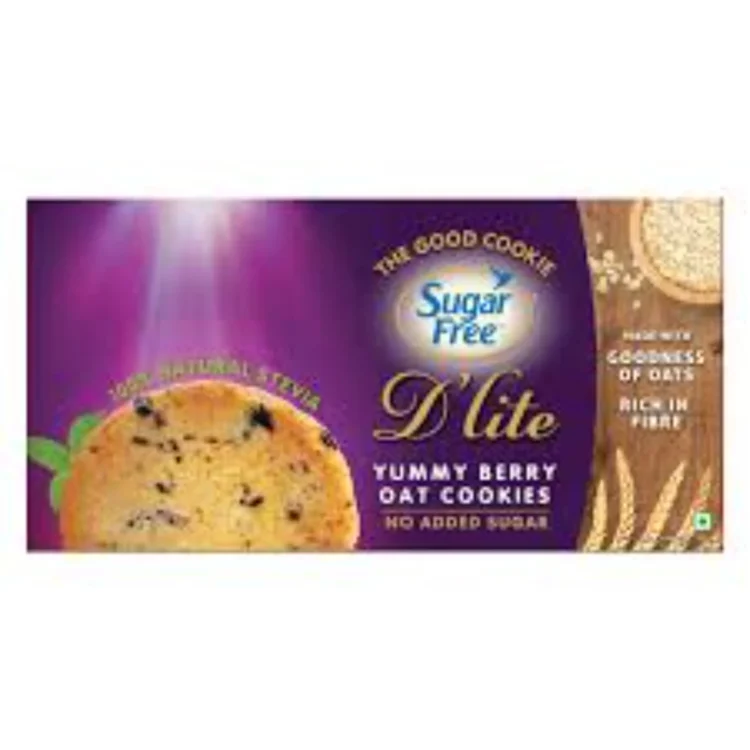 D Lite Sugar Free Berry Oat Cookies 150g