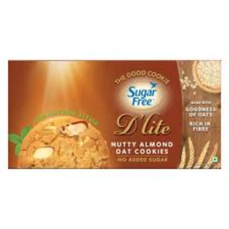 D Lite Sugar Free Nutty Almond Oat Cookies 150g