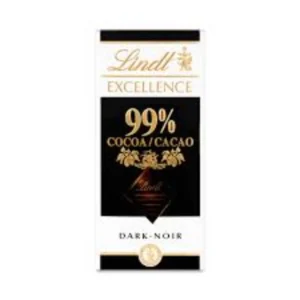 Lindt Excellence 99% Cocoa Chocolate 50g