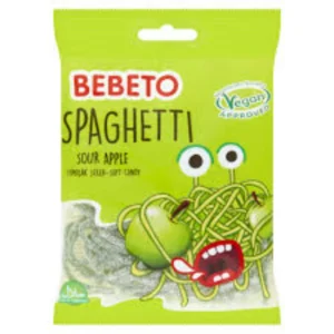 Bebeto Spaghetti Sour Apple 70g