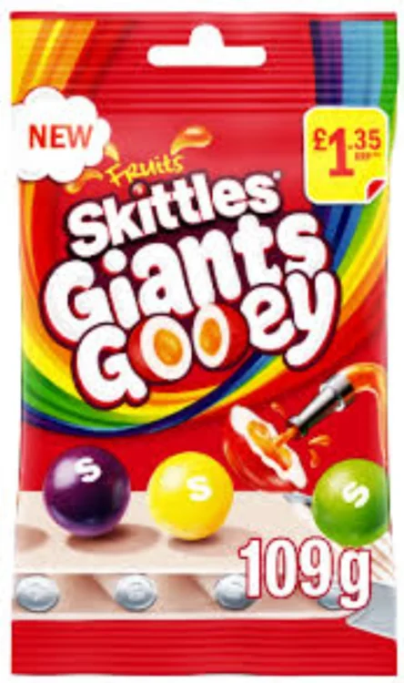 Skittles Giants Gooey Fruit 109g