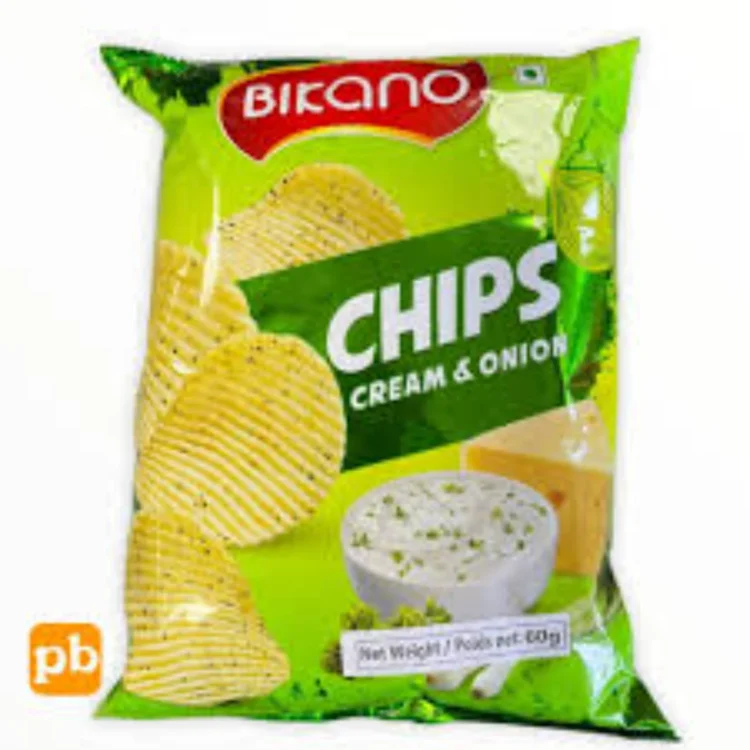 Bikano Cream&Onion Chips 60g