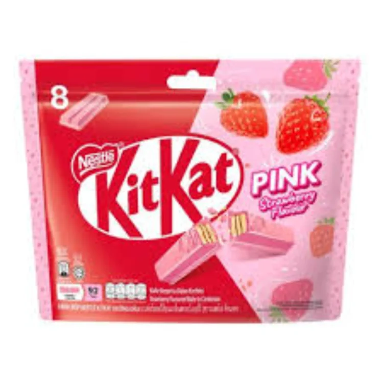 Kit Kat Pink Strawberry Flavour 8s
