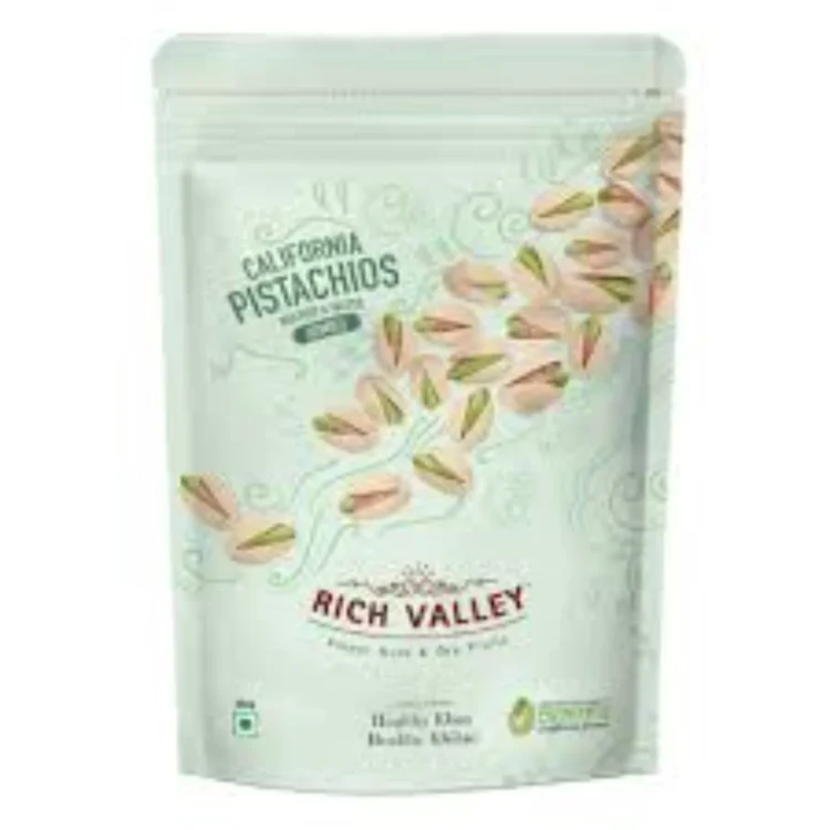 Rich Valley California Roasted And Salted Pistachios 250g
