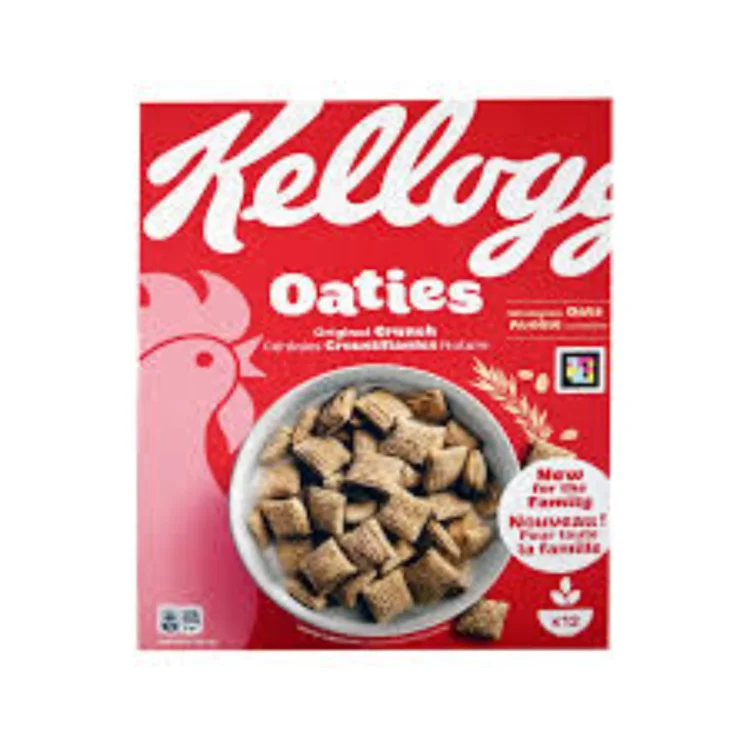 Kelloggs Oaties Crispy Oatmeal Cereal 360g
