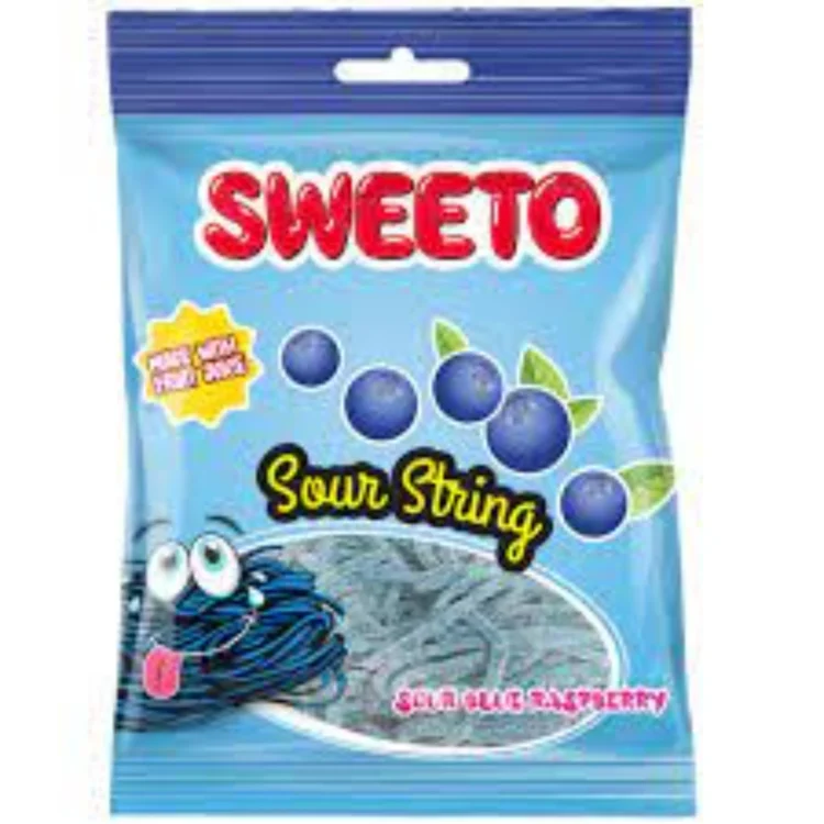 Sweeto Sour Blue Raspberry Gummies 80g