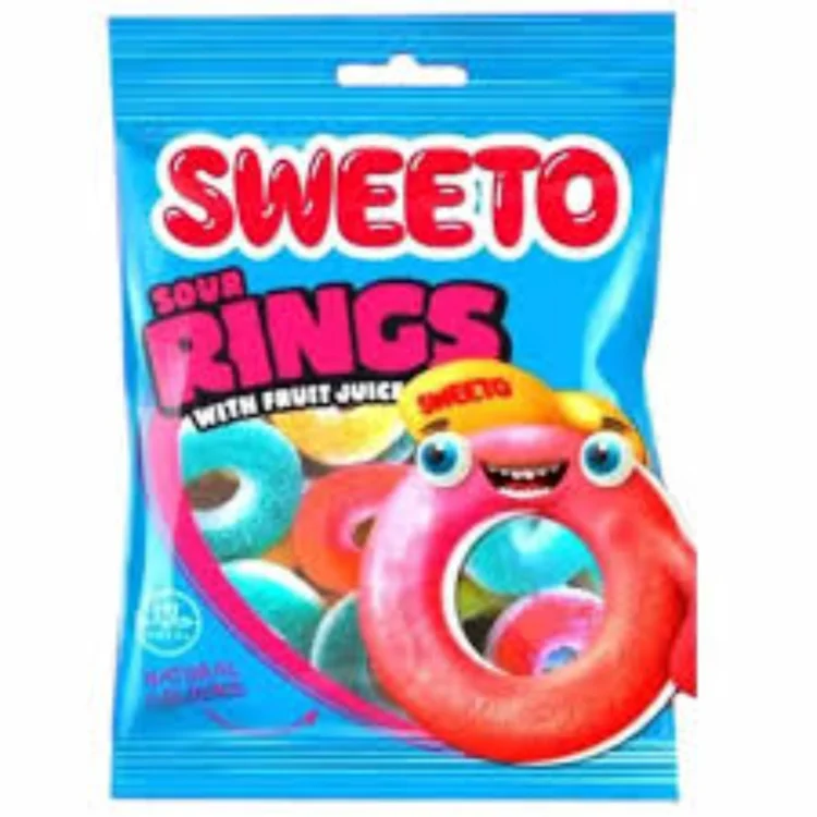 Sweeto Sour Rings 80g