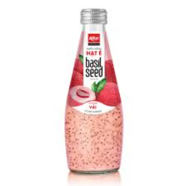 A Plus Basil Seed Juice Lychee Flavour 290ml