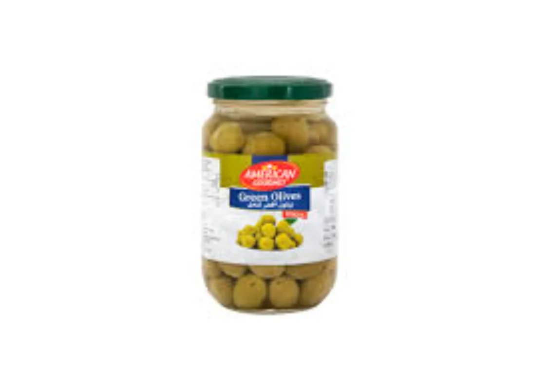 American Gourmet Green Olives Pitted 360g