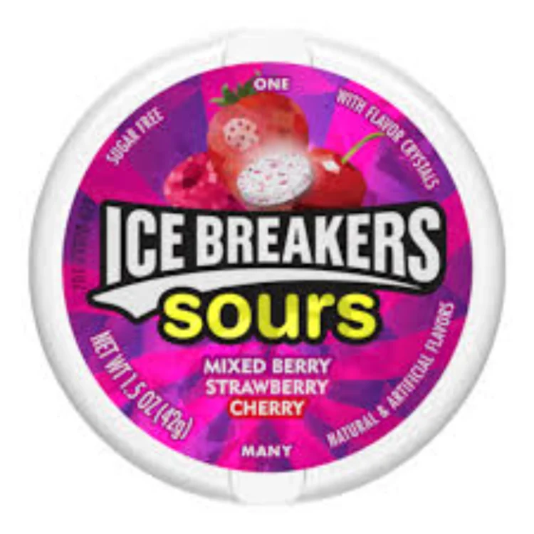 Ice Breakers Sours Mixed Berries 42g