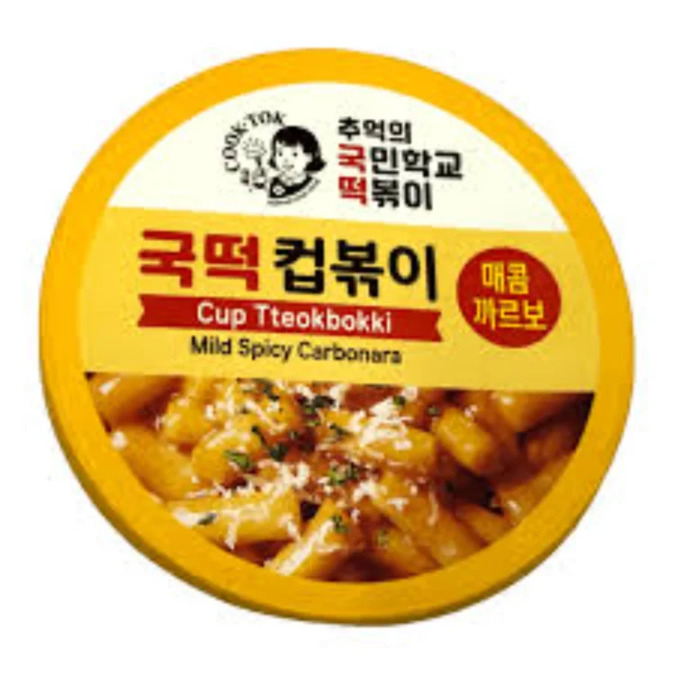 Cup Tteokbokki Spicy Carbonara 140g