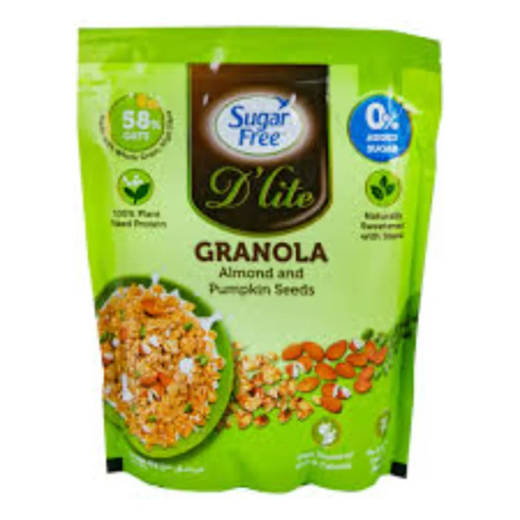 Suger Free D’Lite Granola Almond And Pumpkin Seeds 450g