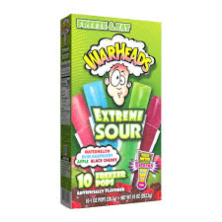 WarHeads ExTreme Sour Freezer Pops 283.5g