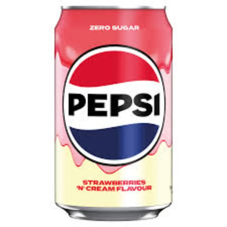 Pepsi Strawberries N Cream Flavour Zero Sugar 330ml