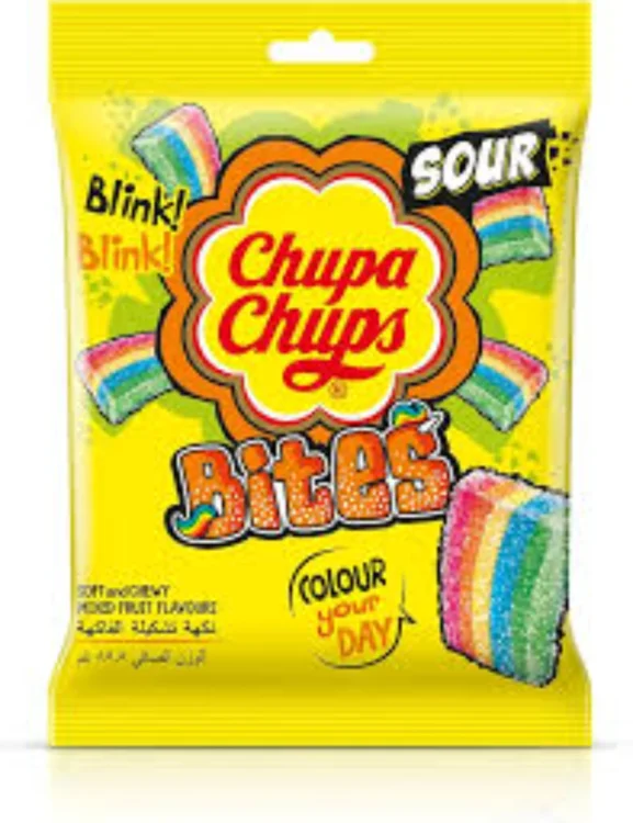Chupa Chups Sour Bites Mixed Fruit 85.5g
