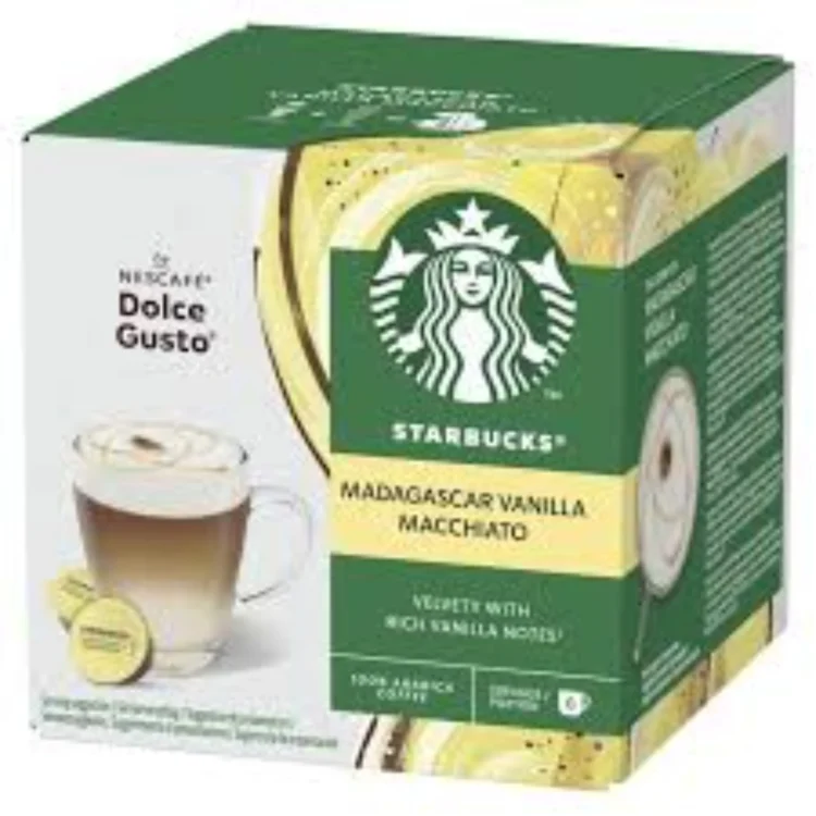 Starbucks Dolce Gusto Madagascar Vanilla Macchiato 6 Pods
