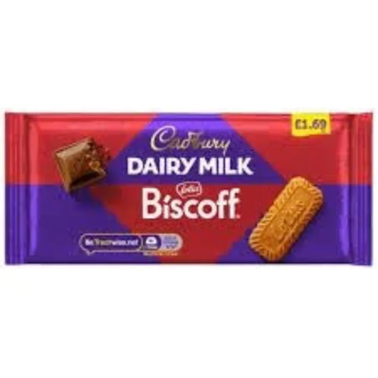 Cadbury Dairy Milk Lotus Biscoff 95g