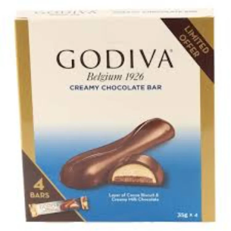 Godiva Belgium Creamy Chocolate Bars 140g