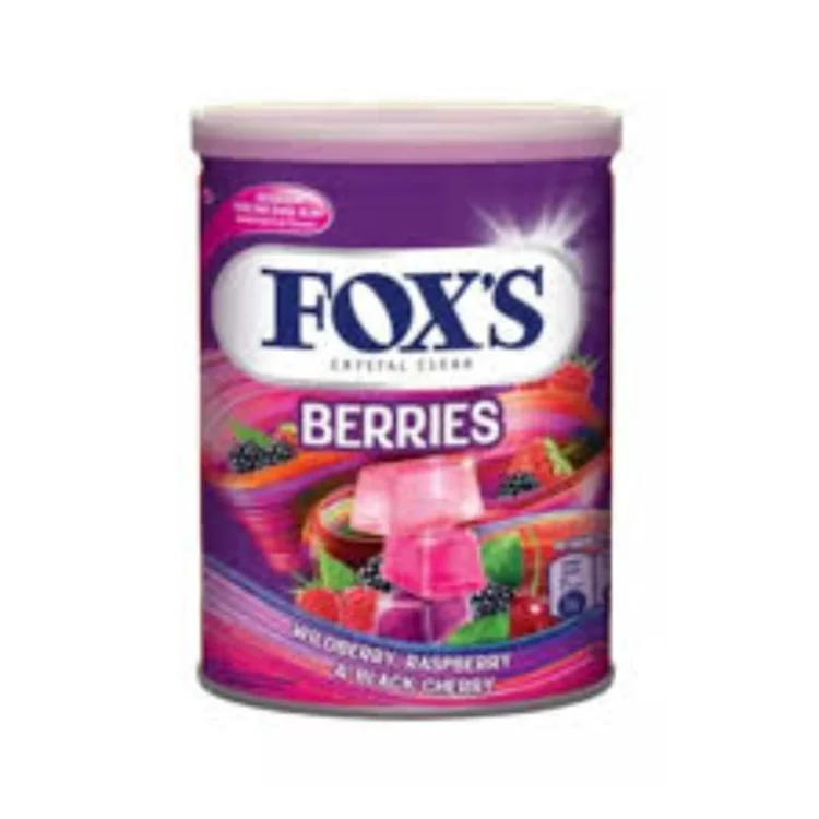 Foxs Crystal Clear Berries Toffee Tin 170g