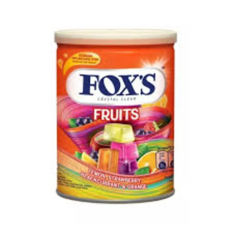 Foxs Crystal Clear Fruits Toffee Tin 170g