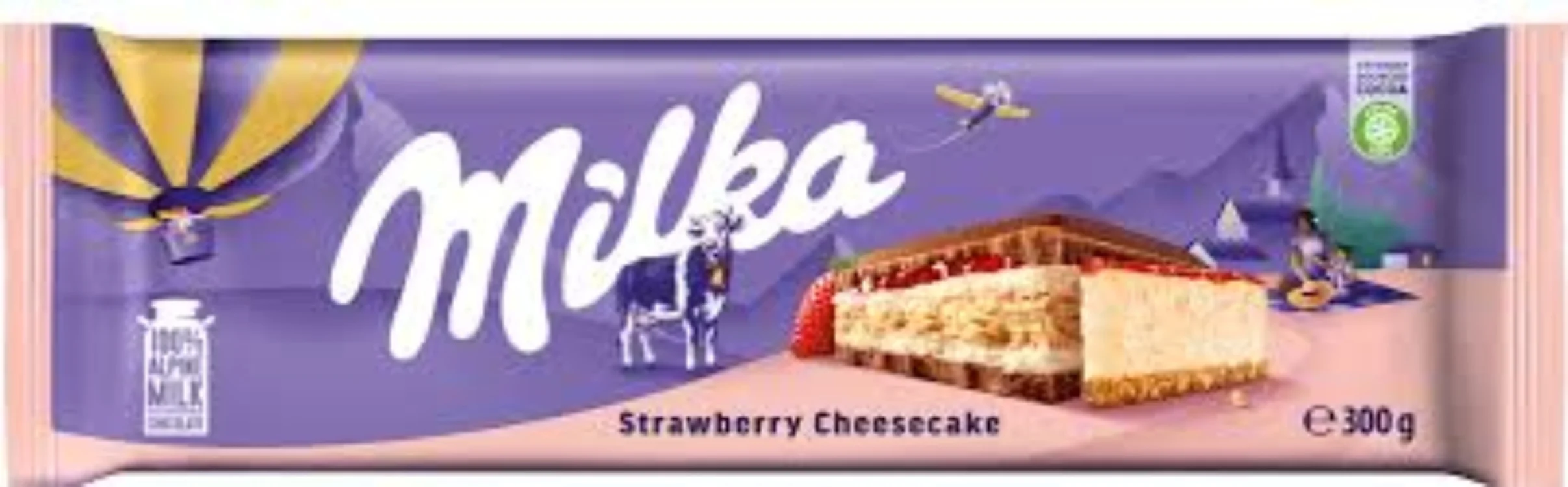 Milka Strawberry Cheesecake Uk 300g