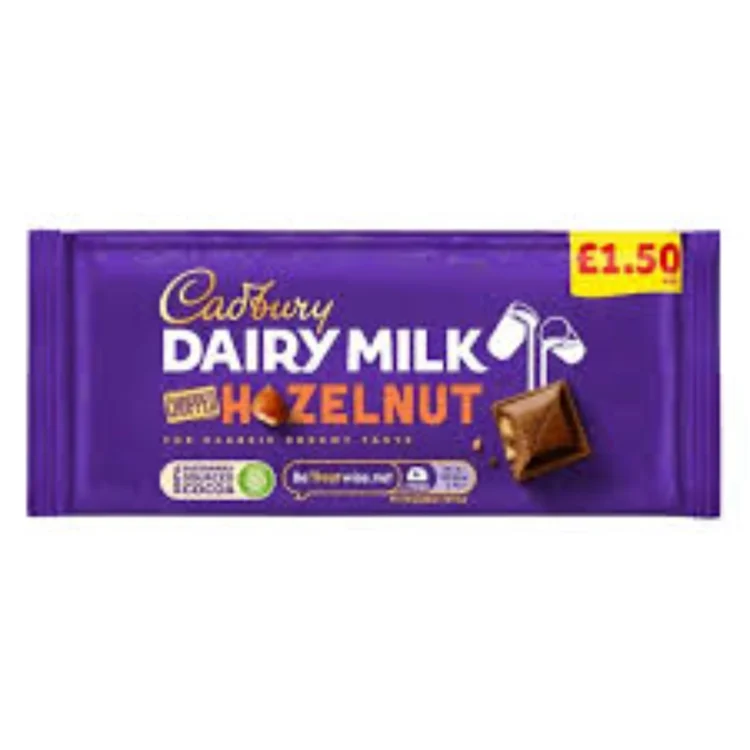 Cadbury Dairy Milk Hazelnut Uk 95g