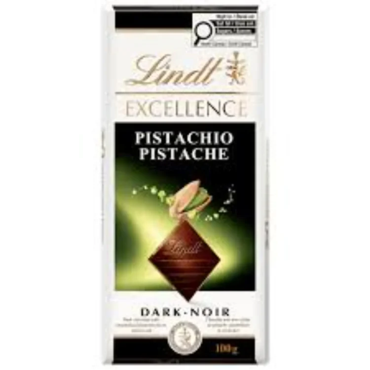 Lindt Excellence Pistachio Dark Chocolate 100g