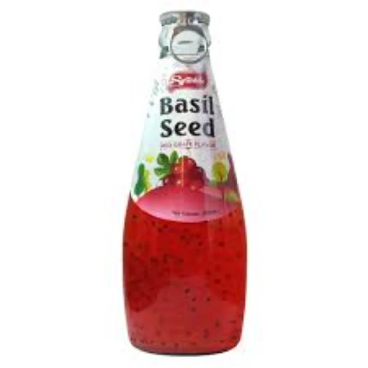 Sprinkle Basil Seed Red Grap Juice 290ml