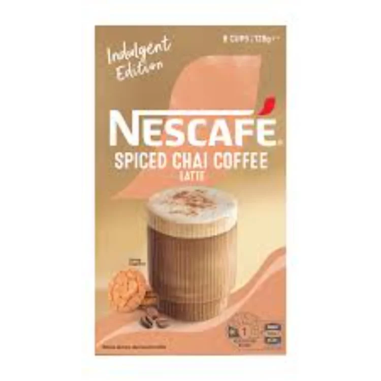 Nescafe Spiced Chai Coffee Latte 8 Mugs 128g