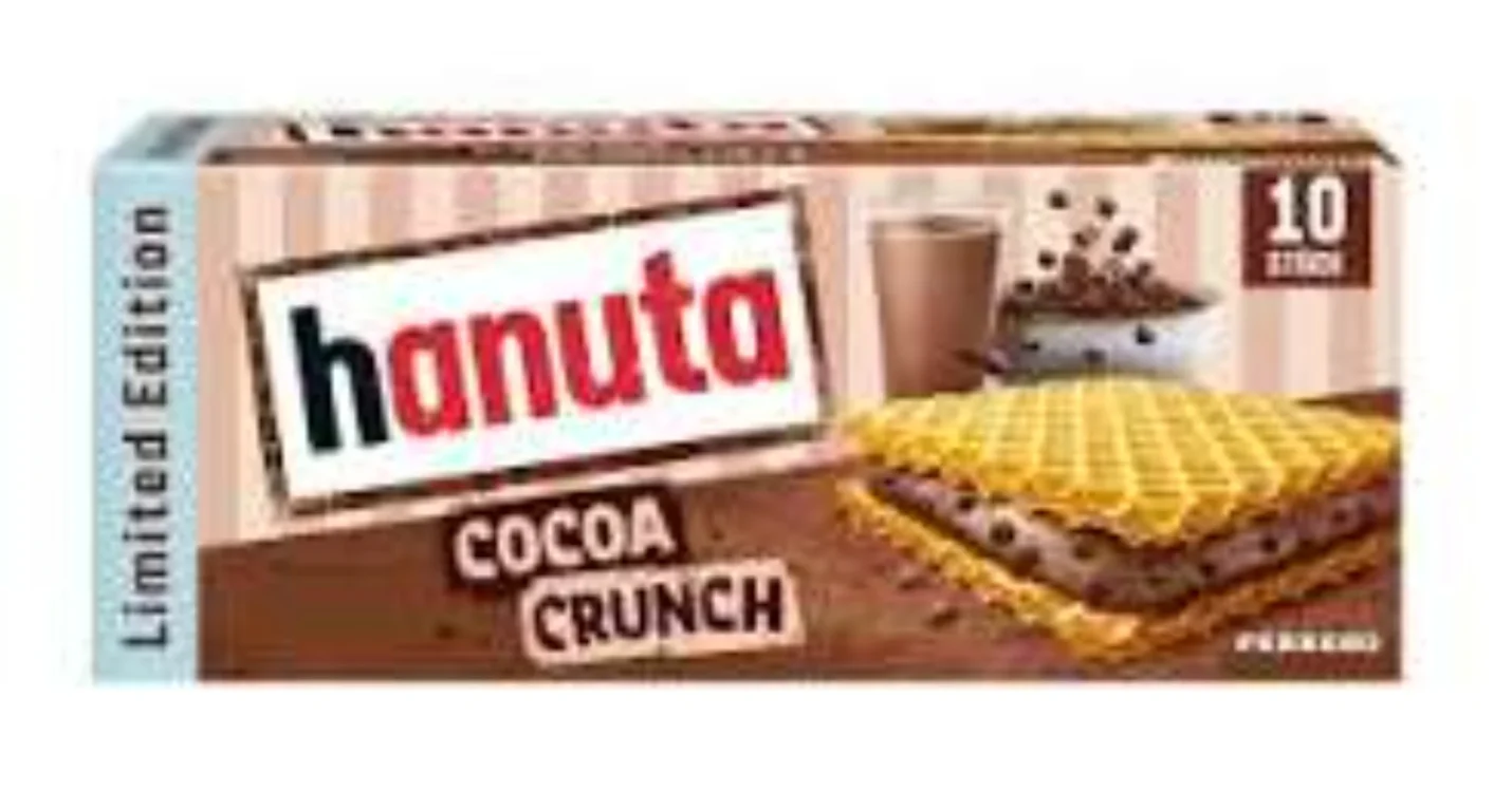 Hanuta Cocoa Crunch 10 pieces 220g