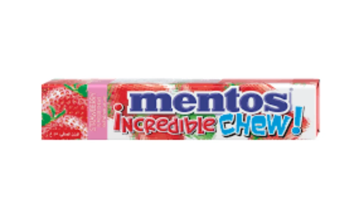 Mentos Incredible Chew Strawberry 45g