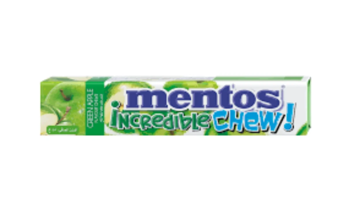 Mentos Incredible Chew Green Apple 45g