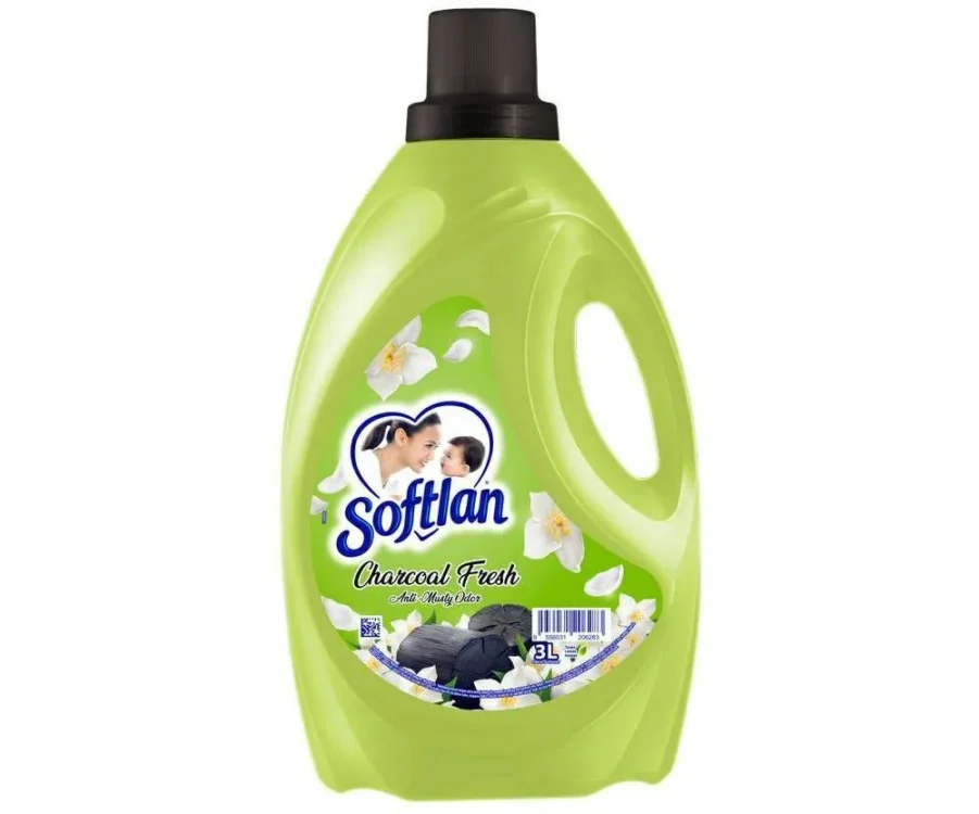 Softlan Charcoal Fresh Fabric Conditioner 3L