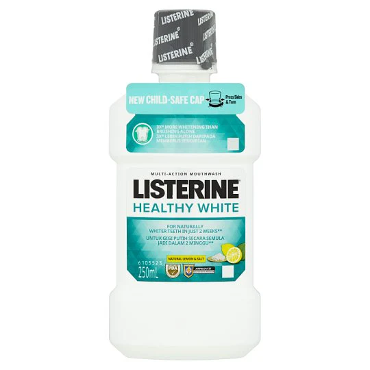 Listerine Healthy White Mouth Wash 250ml