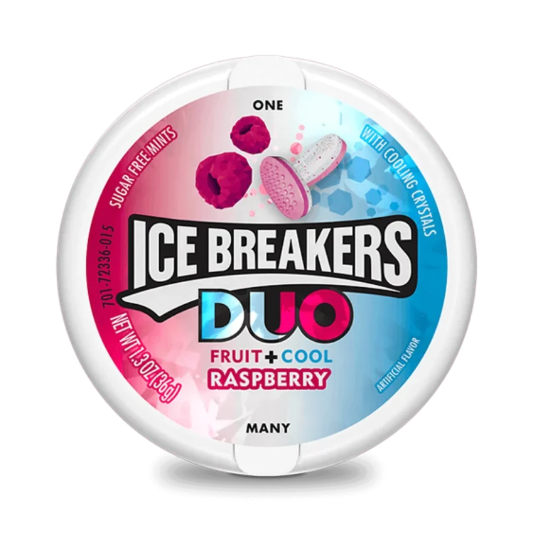 Ice Breakers Duo Raspberry Flavour 42g