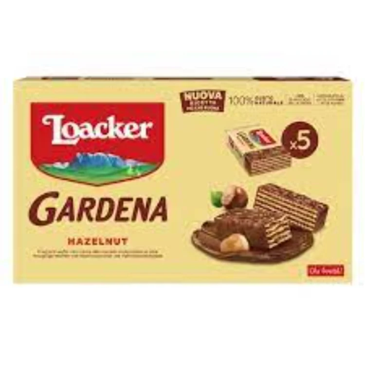 Loacker Gardena Hazelnut Flavour Wafers 190g