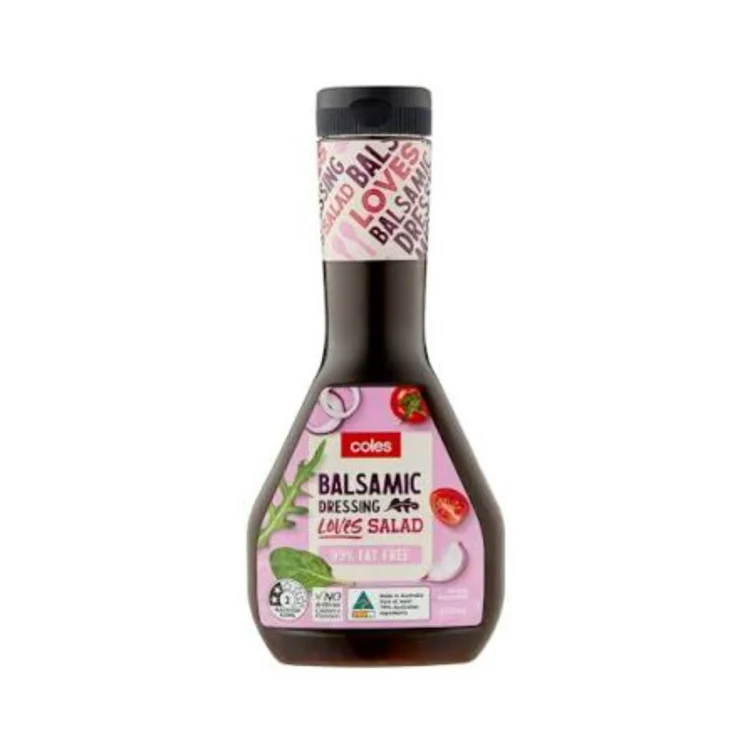 Coles Balsamic 99% Fat Free Dressing 300ml