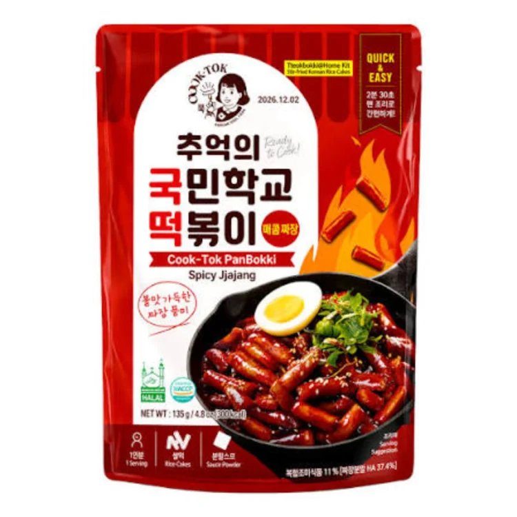 Cook Tok Pan Bokki Spicy Jjanjang 135g