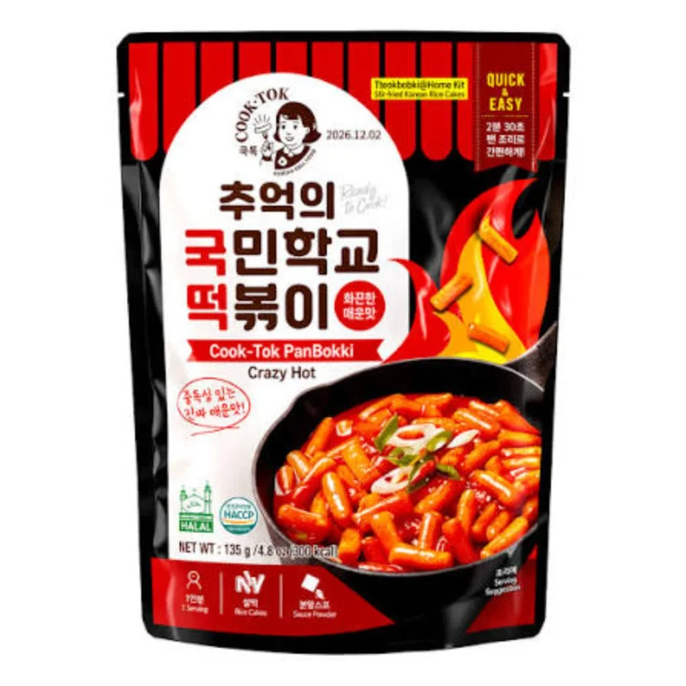 Cook Tok Pan Bokki Crazy Hot 135g